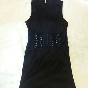 New Sleeveless Black Fashion Dress